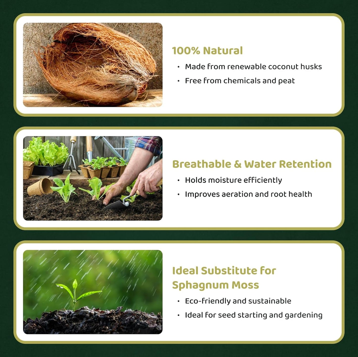 COCO COIR BLOCK 5KG - 210 Units