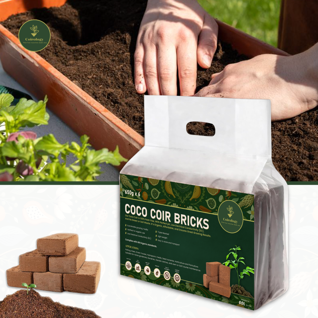 COCO COIR BRICK