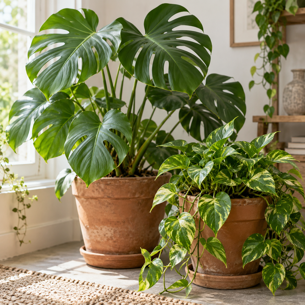 Houseplants — illustrative growing scene
