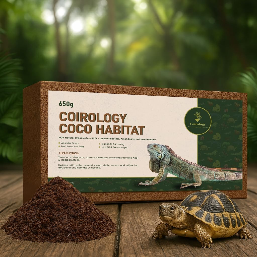 Coco Dig Hamster Bedding & Digging Substrate 650g – Natural Coco Coir for Burro ...