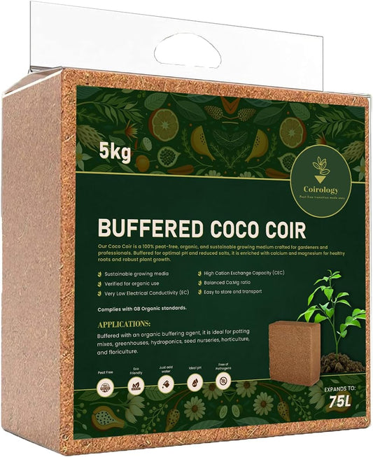 BUFFERED COCO COIR 5KG / 75L