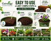 All Purpose Compost Block 5kg - Compressed Coco Coir Peat-Free Potting Soil Feeds for 6 Months, Controlled Release Fertiliser Expands to 75–80L - Lightweight Easy-to-Carry Growing Medium
