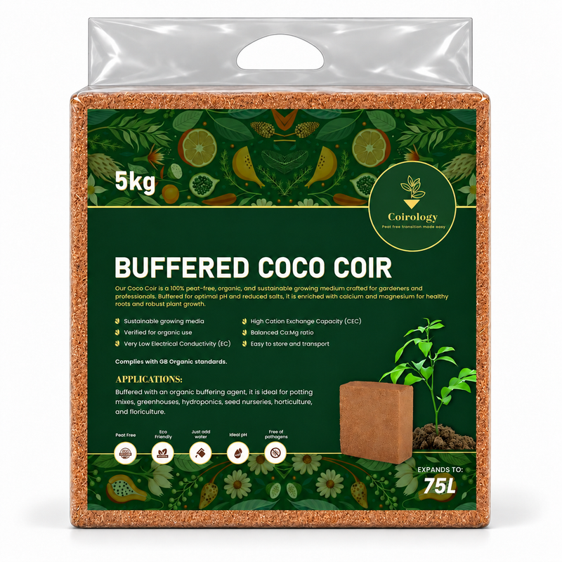 BUFFERED COCO COIR 5KG / 75L