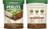 Coirology horticultural perlite 2L pouch, front and back packaging views