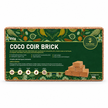 Coirology COCO COIR BRICK 650g / 10L — single pack, front view
