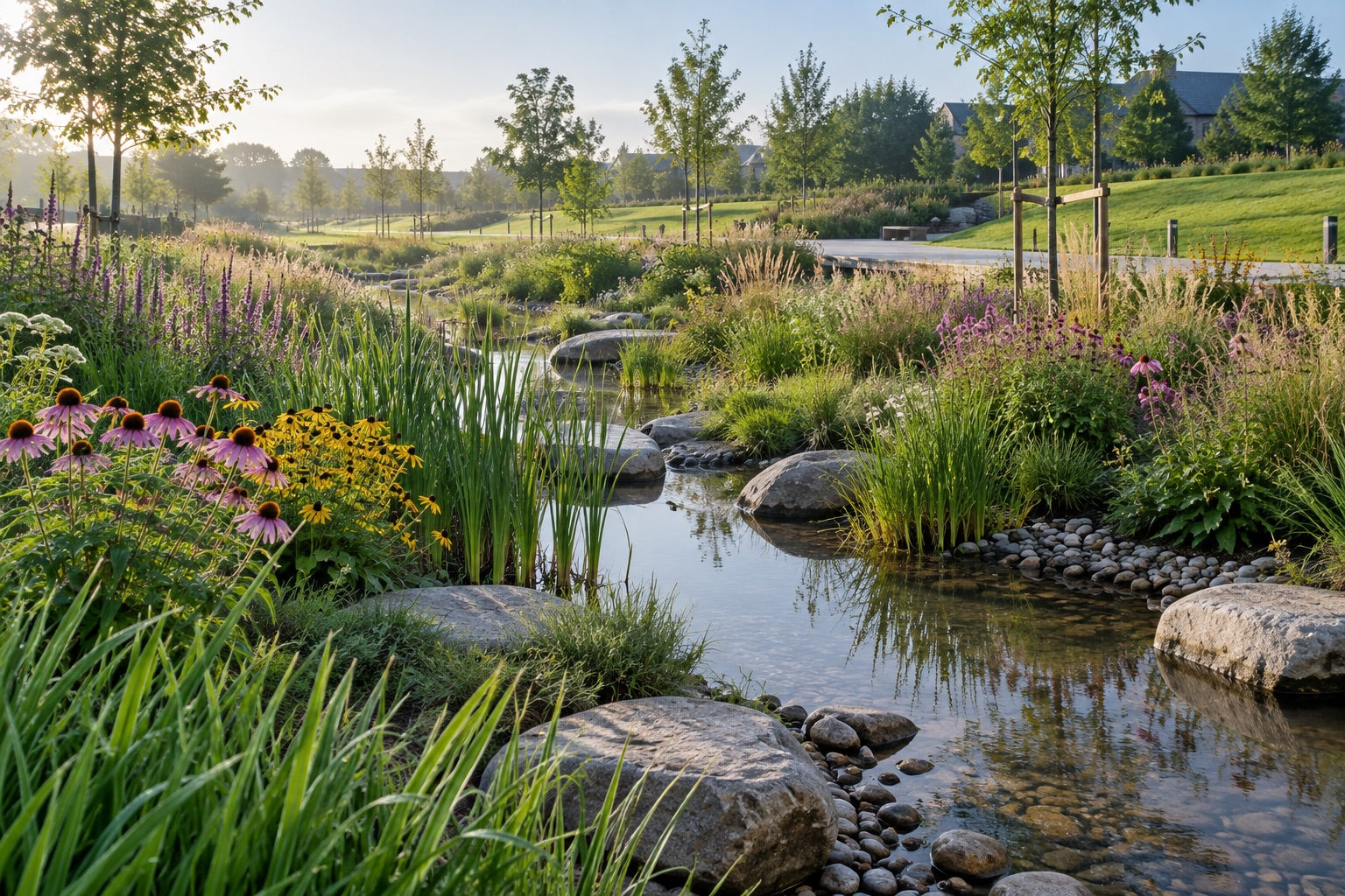 Illustrative sustainable drainage systems (suds) application