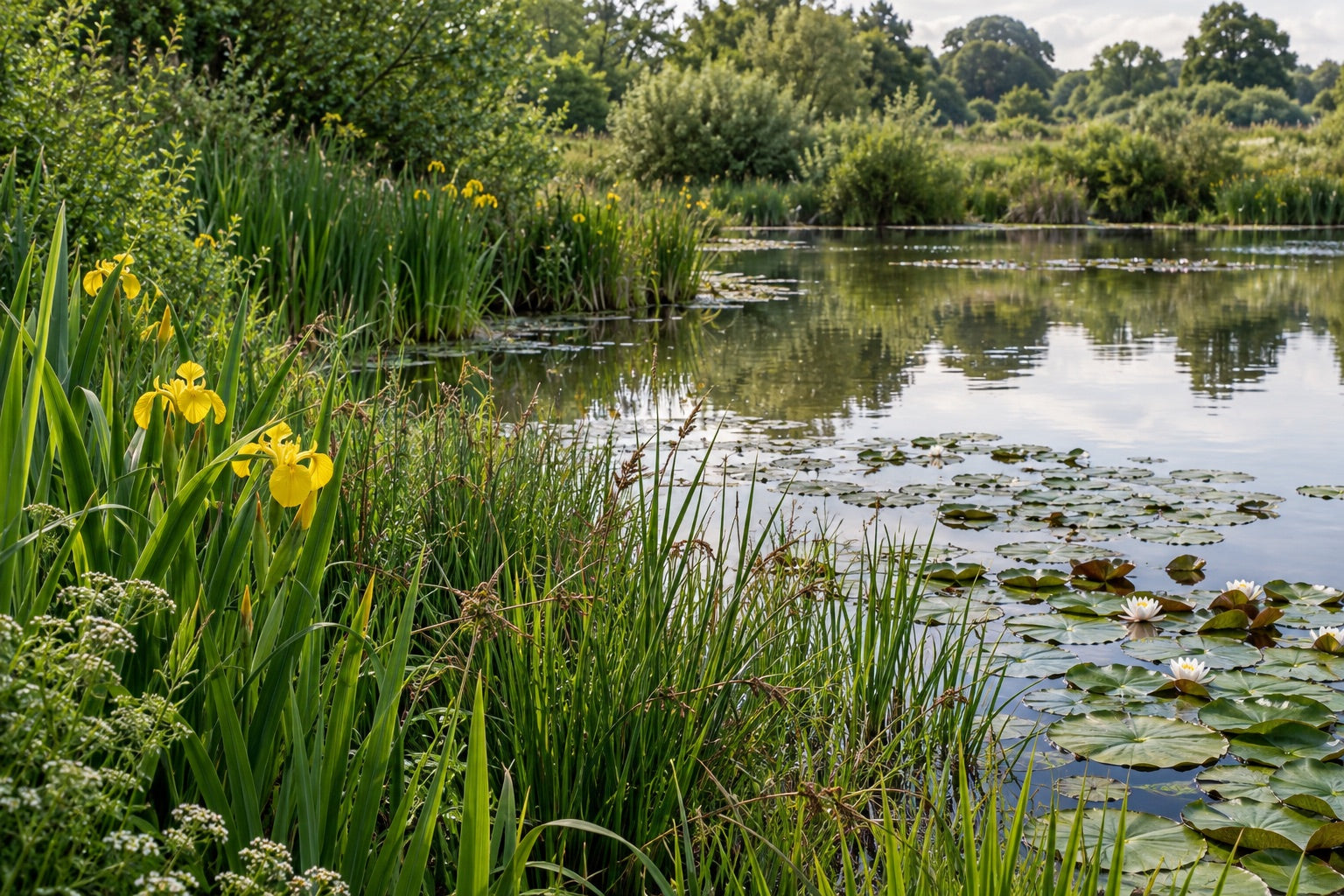Illustrative aquatic & wetland restoration application